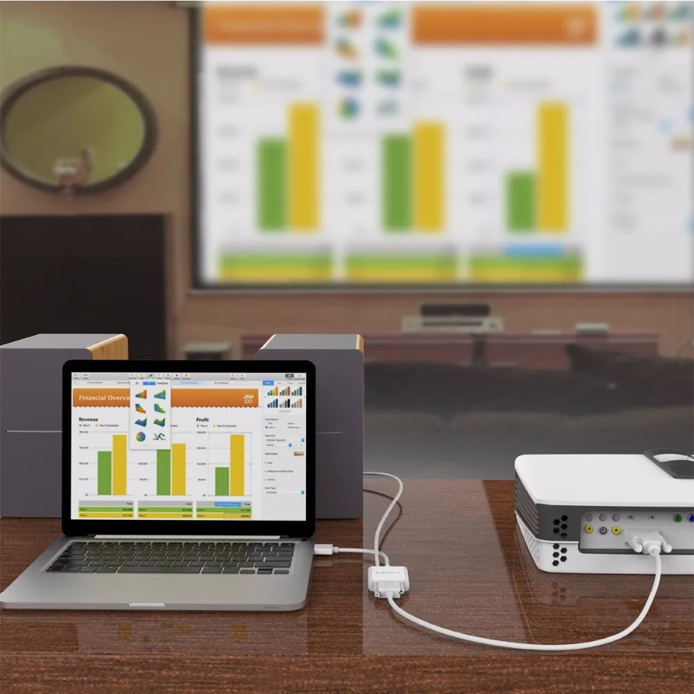 AIFFECT HDMI к VGA адаптер цифро аналоговый видео аудио конвертер Кабель hdmi vga разъем для