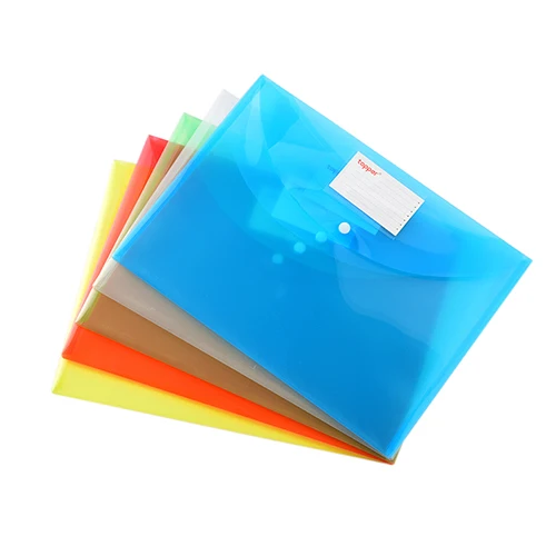 Thicken mix 5colors 12 шт./компл. a4 файл Фолд прозрачные пластиковые папки A5 Сумка для документов офисная папка сумка для хранения продуктов школьные принадлежности - Цвет: Thicken mix 5colors