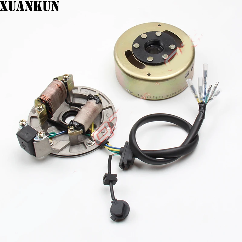 XUANKUN Lf lying 125 Engine Magnet Motor Coil Assembly Foot Start Rotor | Автомобили и мотоциклы