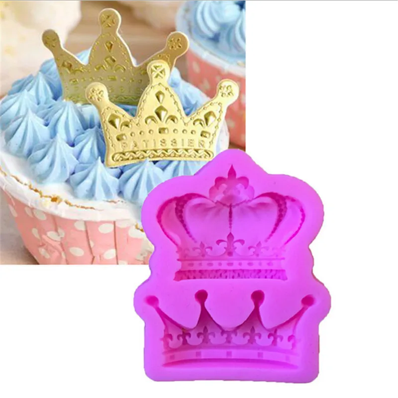Принцессы Queen головках 3D силиконовые формы помадка торт кекс украшения