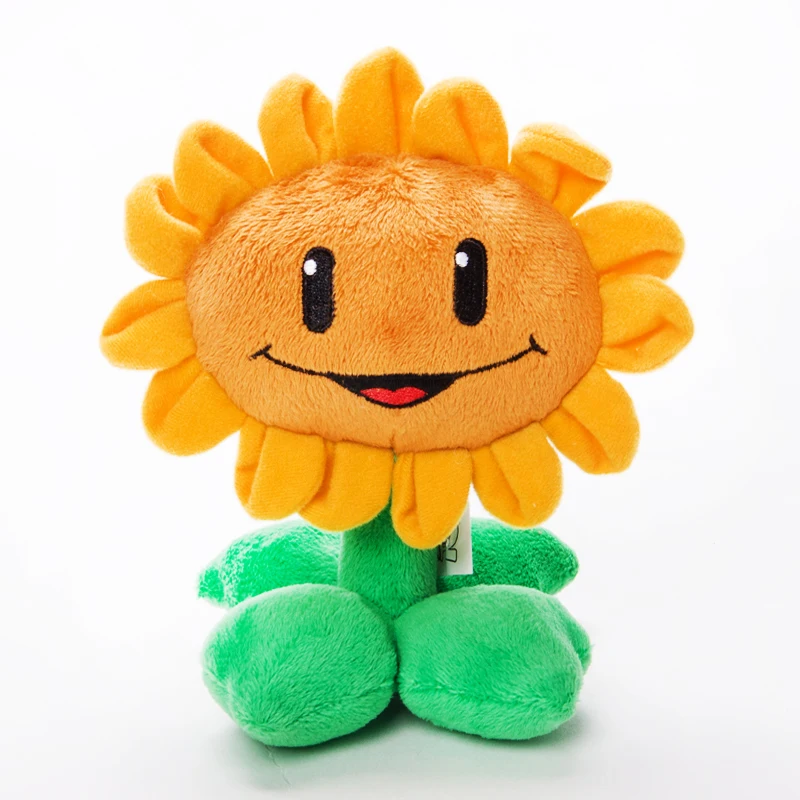 Плюшевые игрушки Растения против Зомби 30 см тыква стрелок гороха Подсолнух