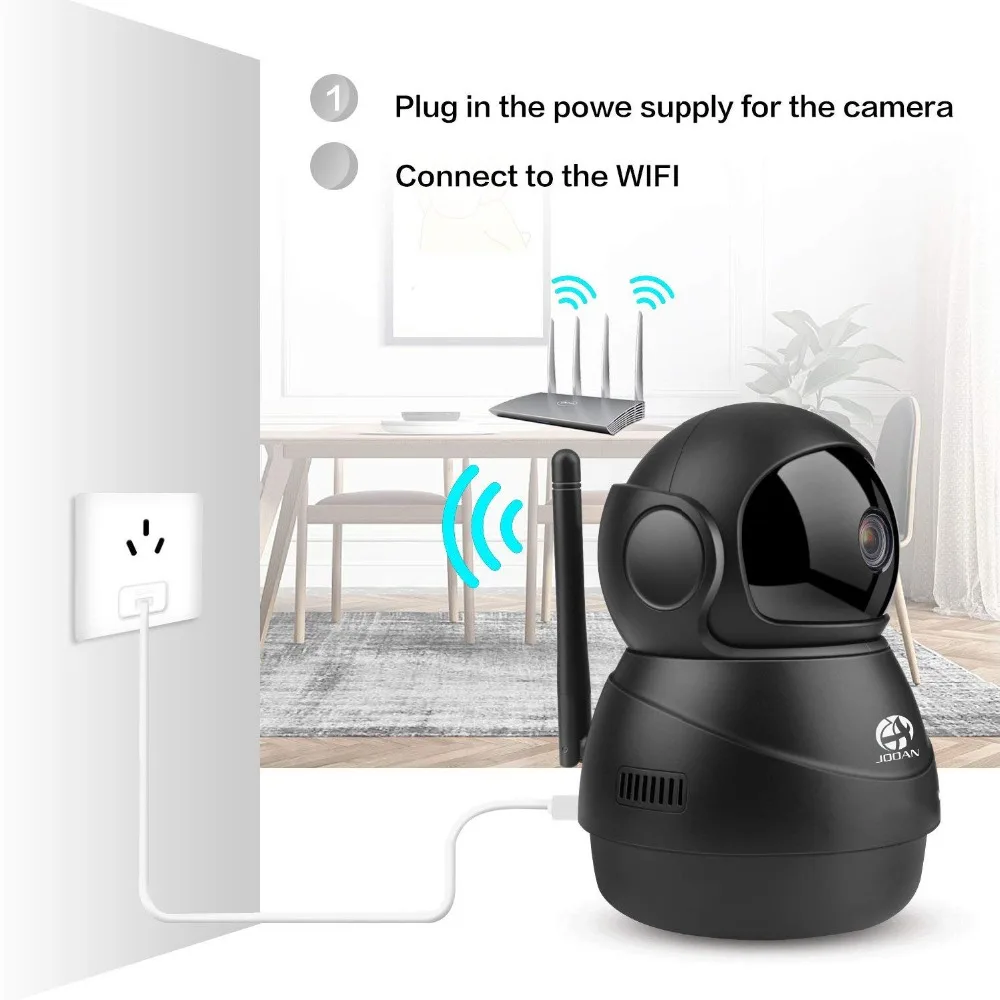 JOOAN, беспроводная камера, wifi, 1080 P, IP камера, HD, умный дом, камера безопасности, 10 м, ночное видение, для помещений, cctv cam, детский монитор