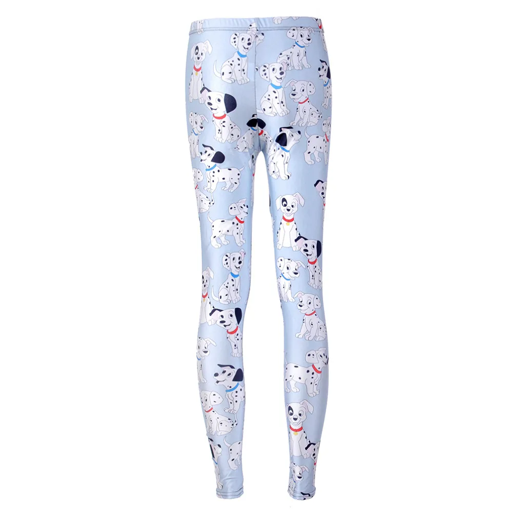 Сексуальные модные пиратские леггинсы брюки с цифровой печатью 101 далматинские