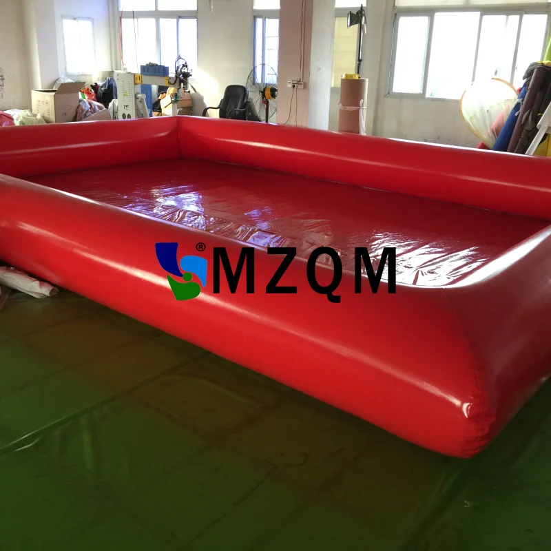 MZQM 6*5 м наружные надувные водные игры ПВХ брезент большой надувной бассейн для