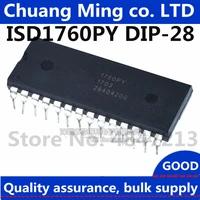 free shipping 10pcslots isd1760py isd1760 1760py isd1760p dip28 multi message single chip voice record playback devices