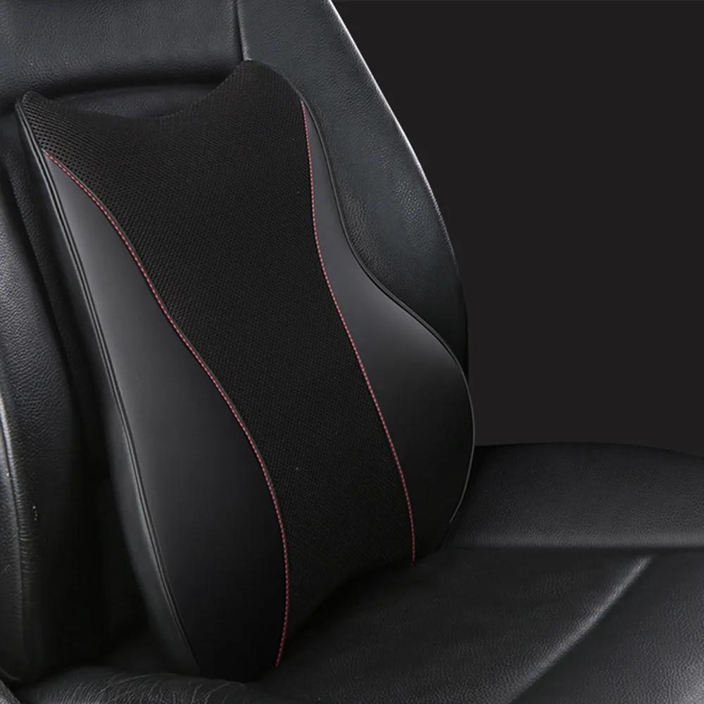 Black-A-Waist1 JINSERTA, новинка, подголовник для автомобиля, подушка для шеи, 3D, дышащая, подушка для спинки сиденья, поясничная, поддерживающая, подушка для отдыха, для автомобиля, аксессуары - Цвет: Black-A-Waist1