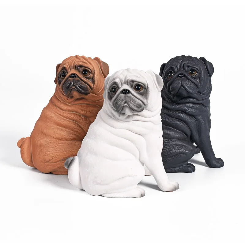 DDWE Pet Pug питбуль терьер шнаузер животные бульдог фигурки больших питомцев собака
