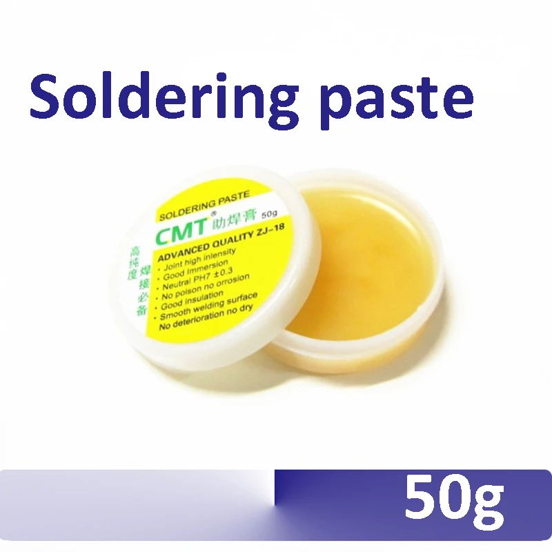 

50g*10pcs neutral solder cream soldering flux paste for computer PC board maintenance