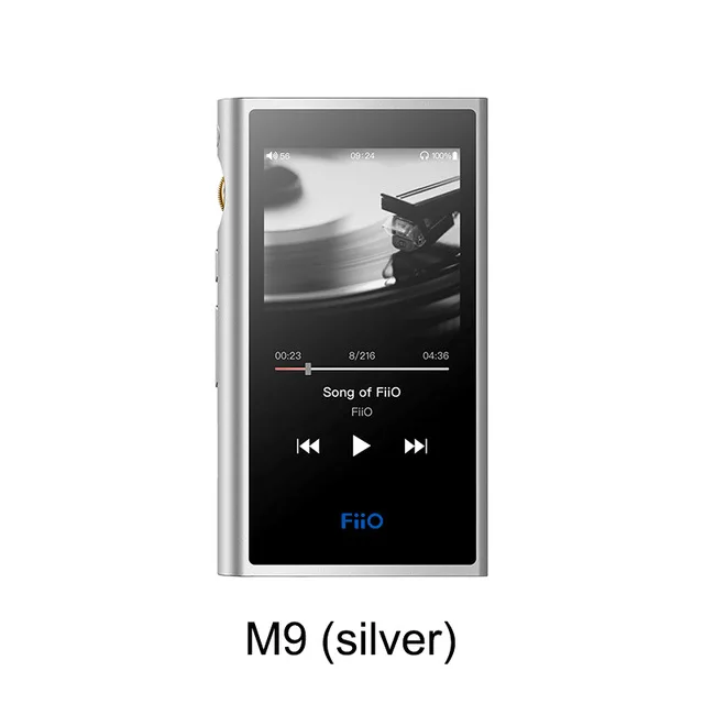 FiiO M9 HIFI AK4490EN* 2 Сбалансированный wifi USB DAC DSD Портативный Аудио MP3 плеер с высоким разрешением Bluetooth LDAC APTX FLAC - Цвет: M9 Silver
