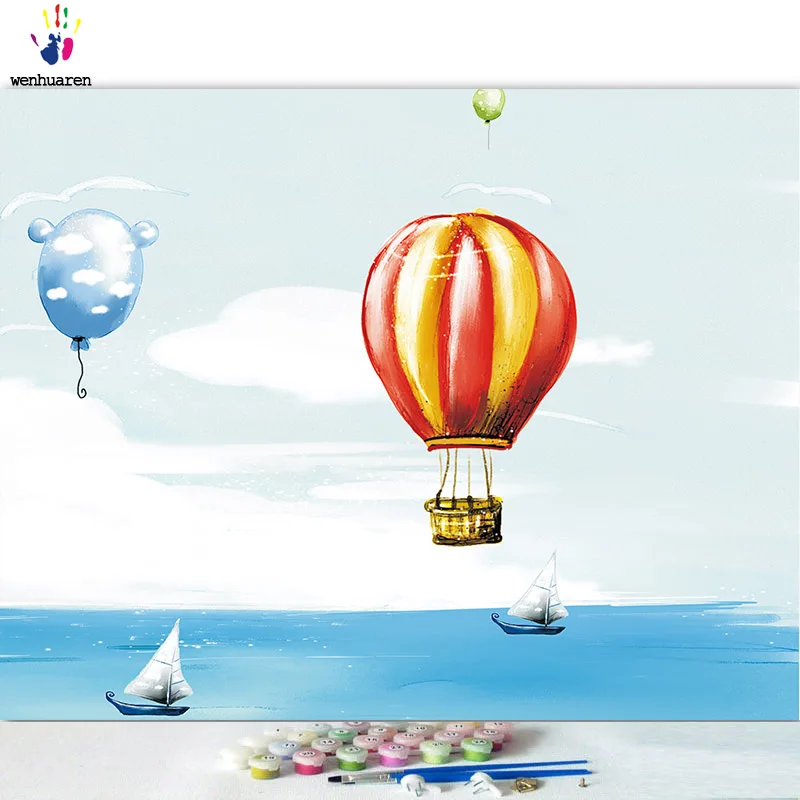 DIY картинки для раскраски по номерам в различных расцветках с применением