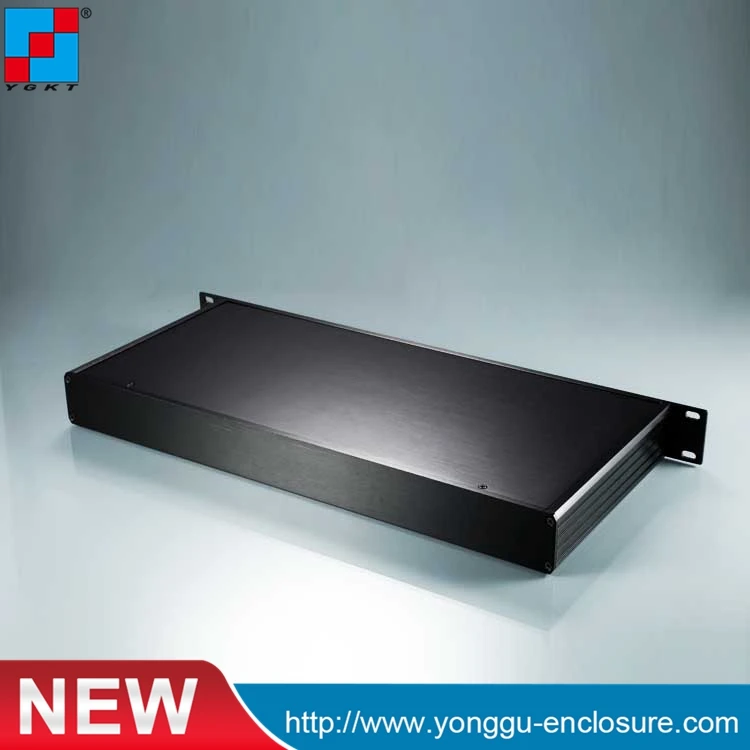 19 дюймовый монтажный стеллаж шасси 1U анодированный пользовательский