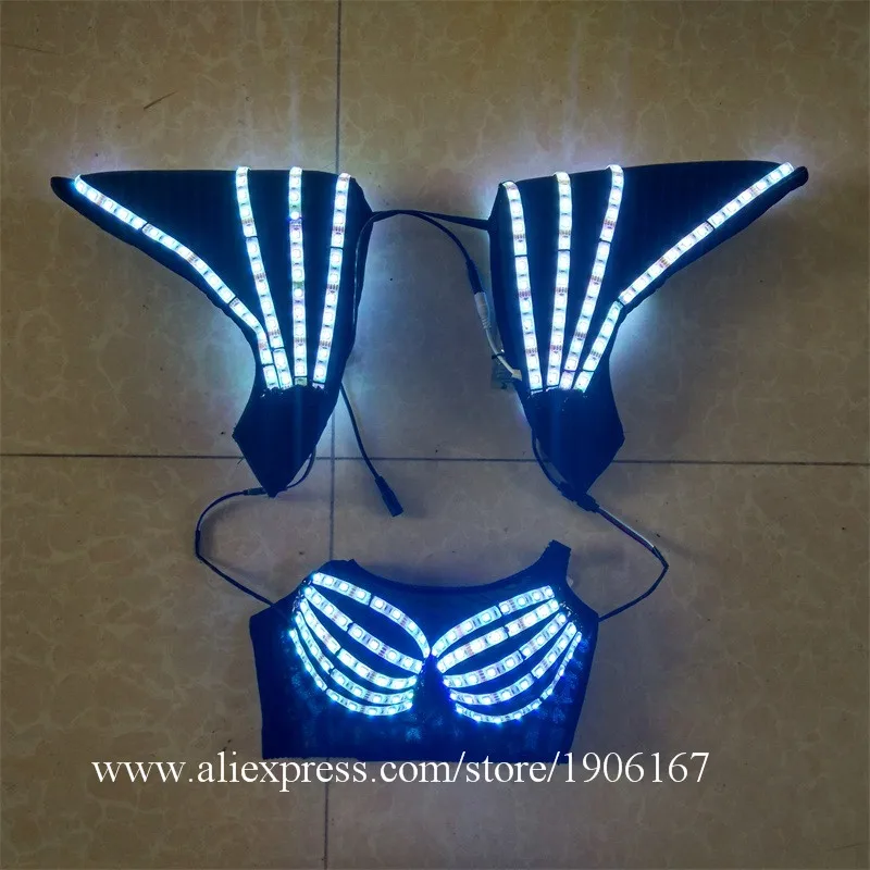 Новый дизайн 5 шт./лот светодиодный бюстгальтер/сексуальные бюстгальтеры/бар