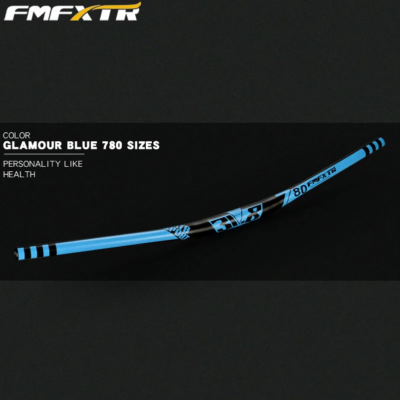 780 blue FMFXTR алюминиевый сплав MTB велосипедный Руль Горный велосипед ручка бар велосипедный плоский руль 780 мм анодированный руль - Цвет: 780 blue