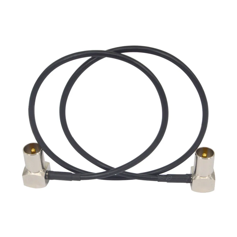 10 шт. 50 см коаксиальный Перемычка RG174 Удлинительный кабель TV штекер к телевизору