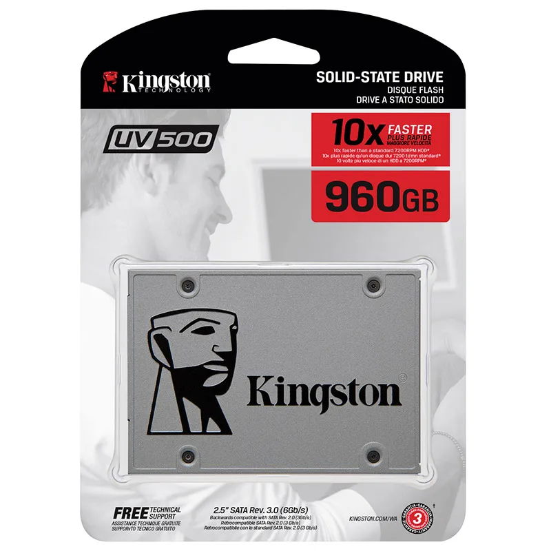 Kingston UV500 SSD 120 ГБ 240 hdd 480 1 92 ТБ SATA 3 2 5 дюймов Внутренний твердотельный жесткий диск