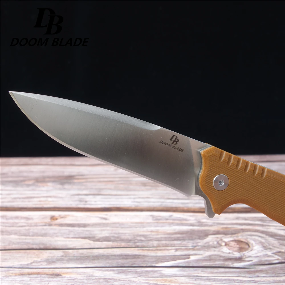 8," 60-61HRC D2 лезвия Ножи Складной нож G10 Ручка шарикоподшипник для охоты коллекция выживания подарок EDC инструмент