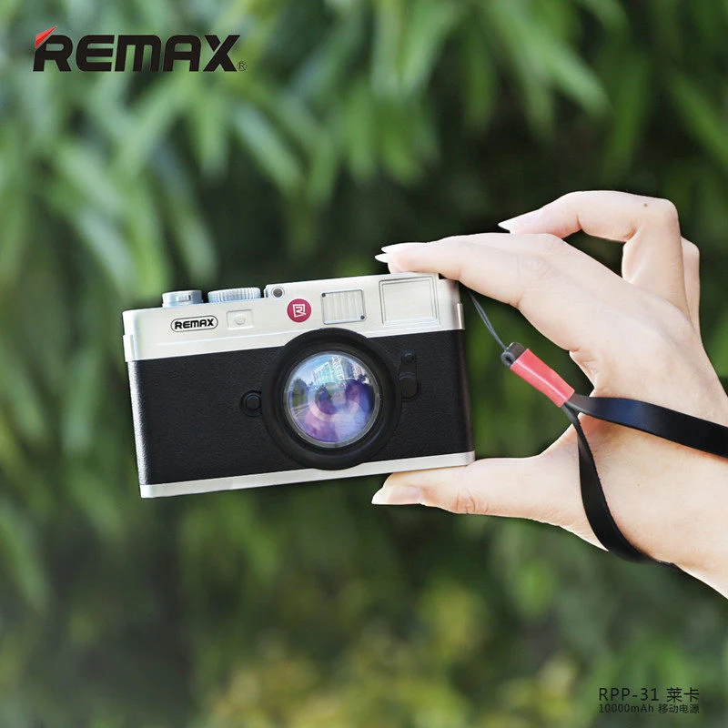 Remax портативная губная помада Mini 10000 mah power bank 10000 mah power bank 2400mah пленка камера 2A Внешнее зарядное устройство USB