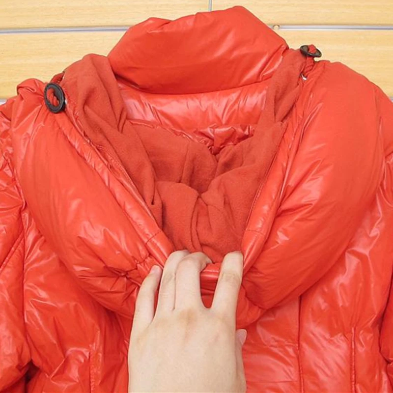 Утепленная Водонепроницаемая теплая куртка с капюшоном на утином пуху 2017 зимняя