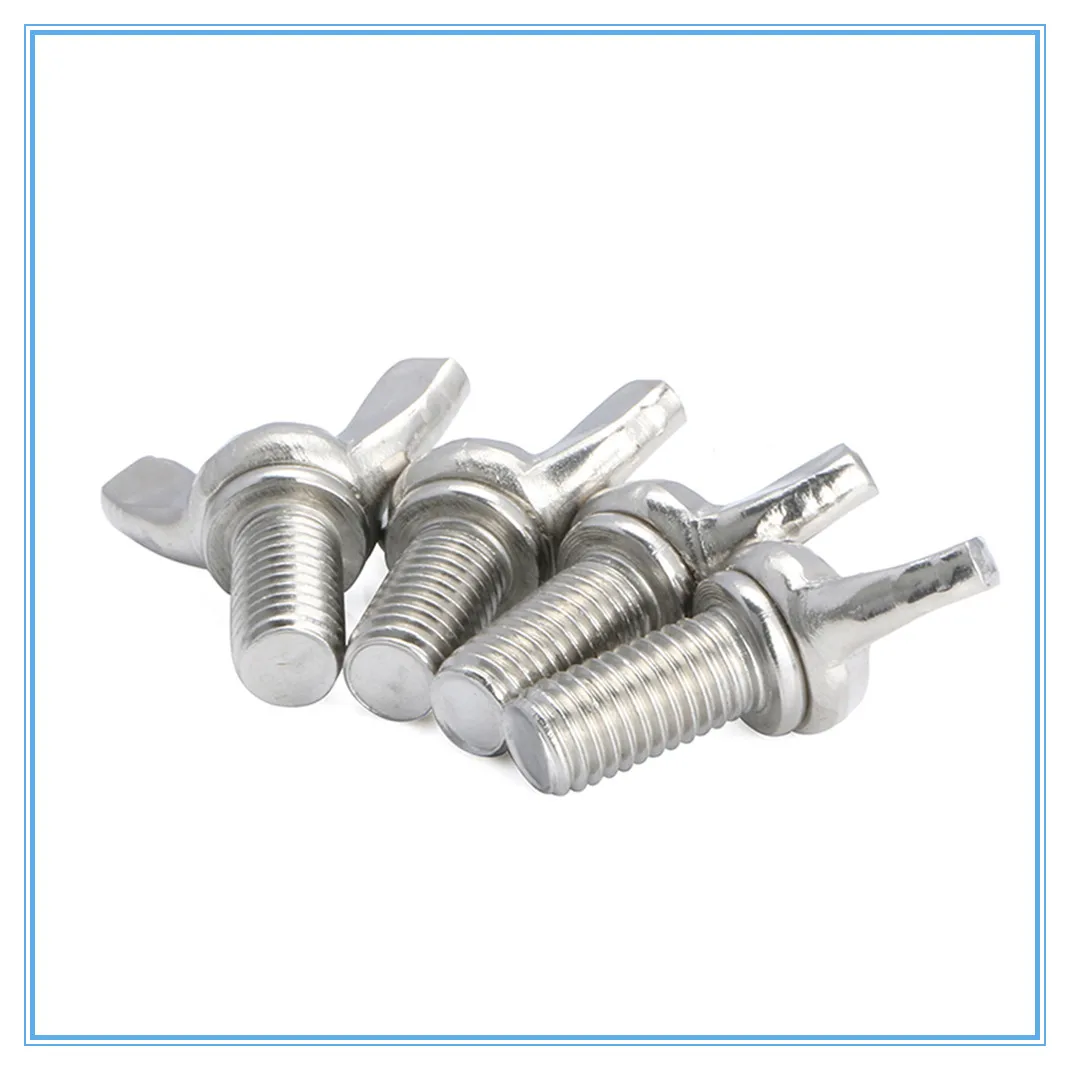 10 шт. болты бабочки из нержавеющей стали|Винты| |