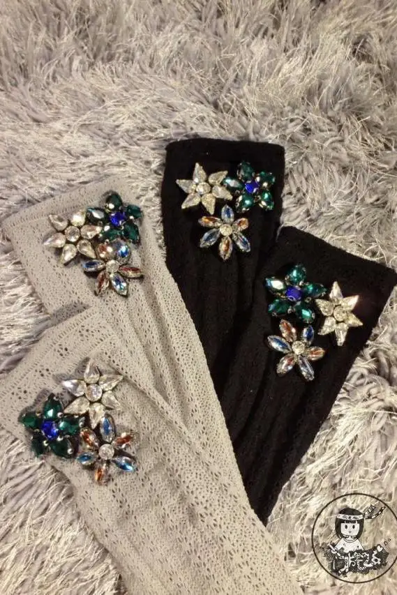 Sokken Socks Japan 2020 Direct Selling Women Hand Popular Logo Individuality Diamond Gem Flower Bud Short Cylinders Female Lace