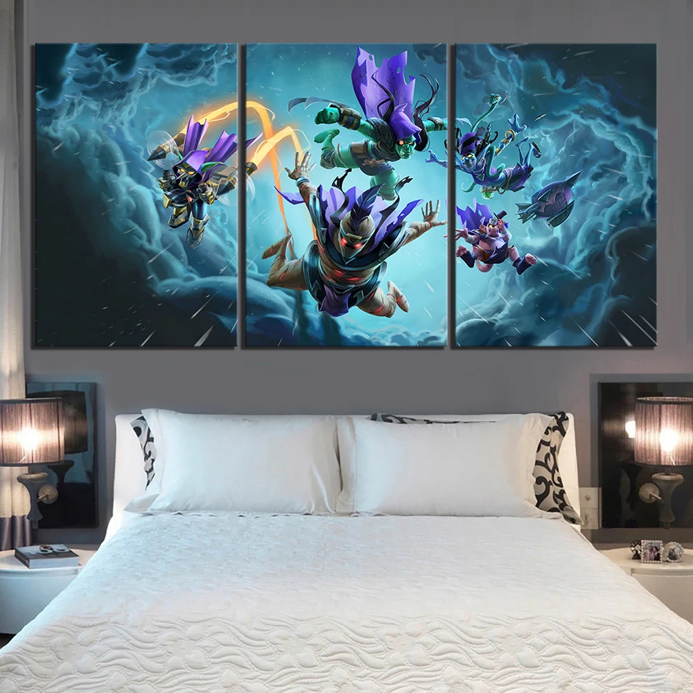 3 Piece HearthStone Heroes of Warcraft Video Game Posters HD Wall Picture Canvas Paintings for Home Decor Art | Дом и сад