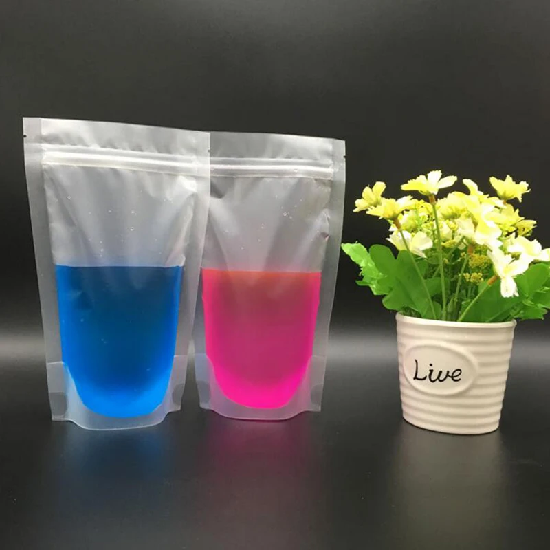 100 шт. влагостойкие пакеты для пищевых продуктов матовые стоячий мешочек упаковка с застежкой молнией