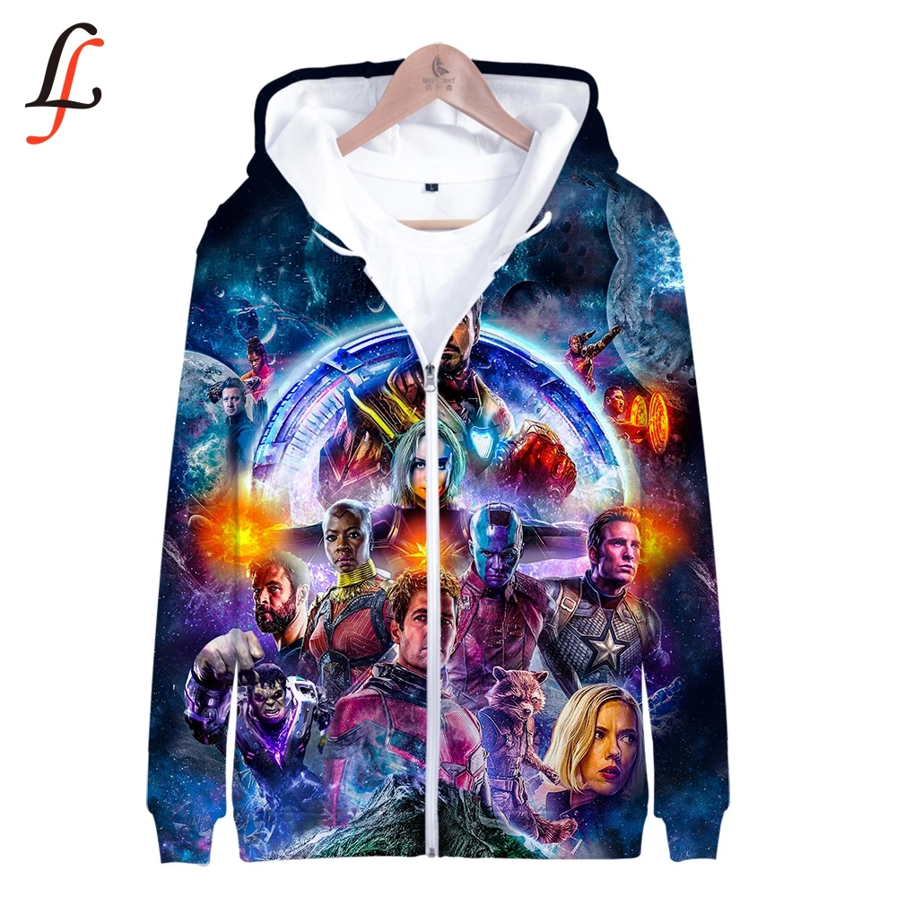 Мужской костюм для косплея Marvel 4 Endgame Quantum Realm толстовка на молнии с капюшоном