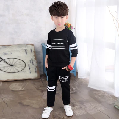 Лидер продаж 2018 года весенне-осенний комплект одежды для больших детей 2 предмета