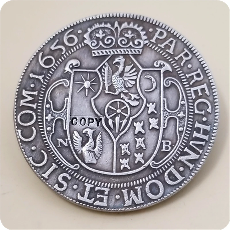 1656 Taler Siebenburgen (Transilvanien/iraia) Имитация монеты бесплатная доставка | Дом и сад