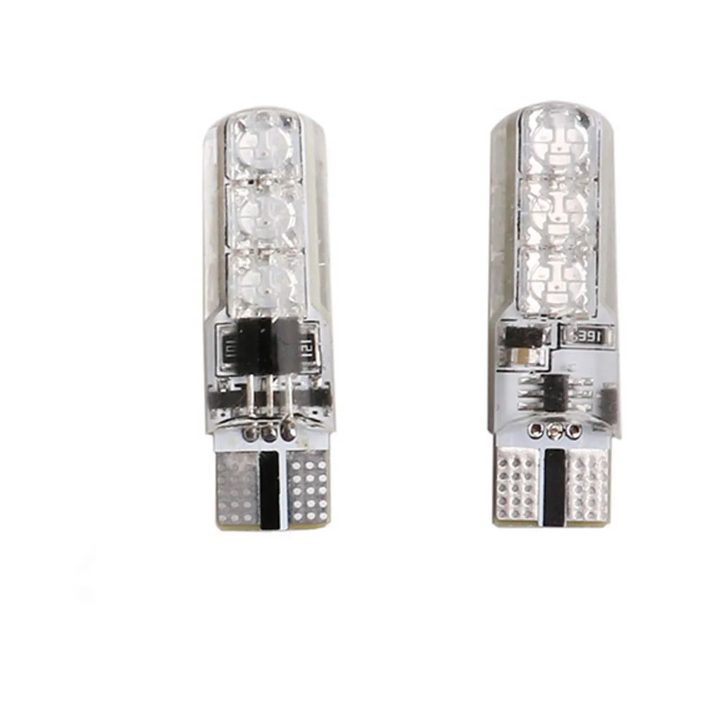 2 шт. T10-5050-6Smd 12V Автомобильные фары светодиодный лампы с сигналами красного, зеленого и синего цвета с дистанционного Управление Стробоскопическая Лампа набор RGB пульт дистанционного управления светом Управление