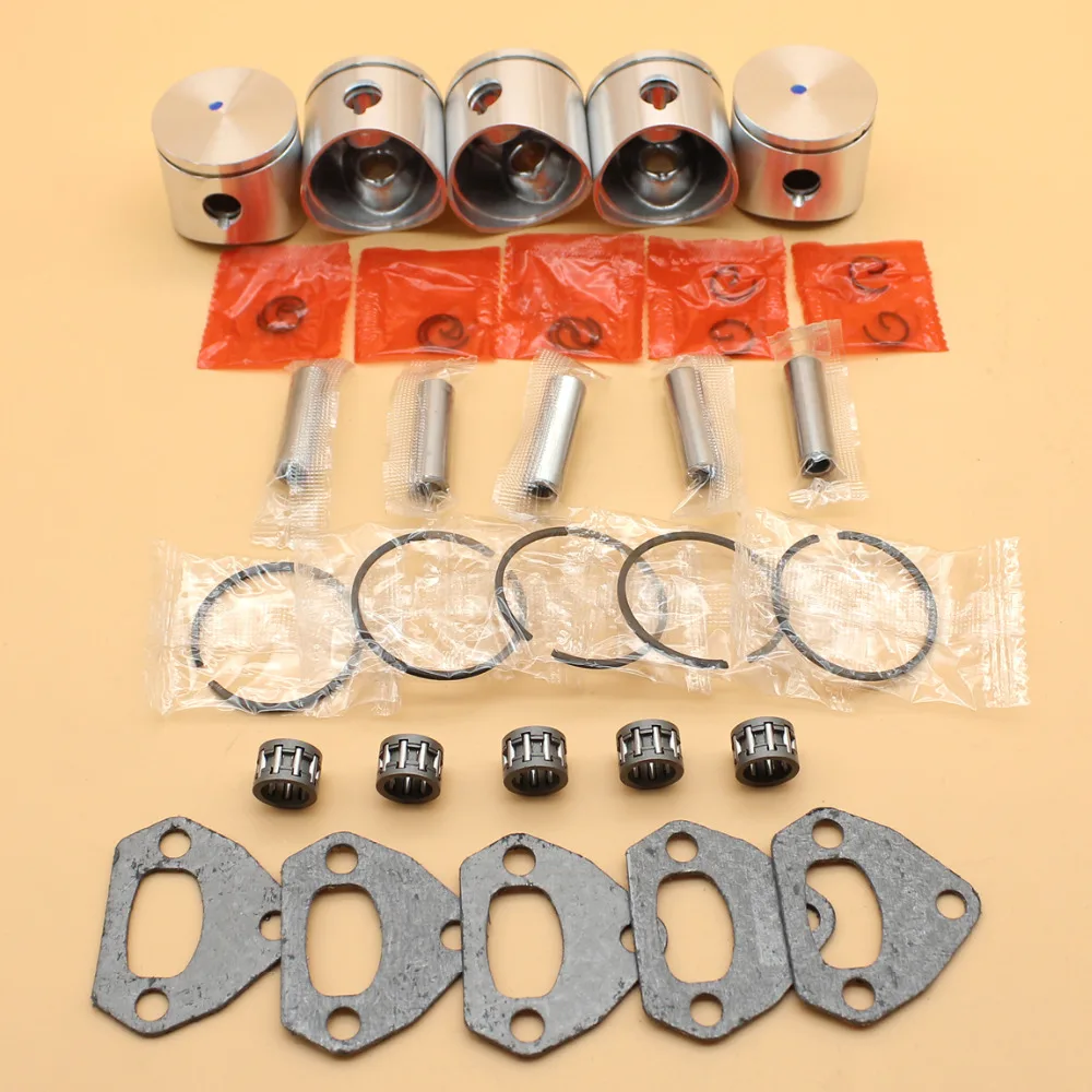 38 мм поршневой Штифт Кольцо подшипника Комплект прокладок для HUSQVARNA 36 136 LE 137 142 E