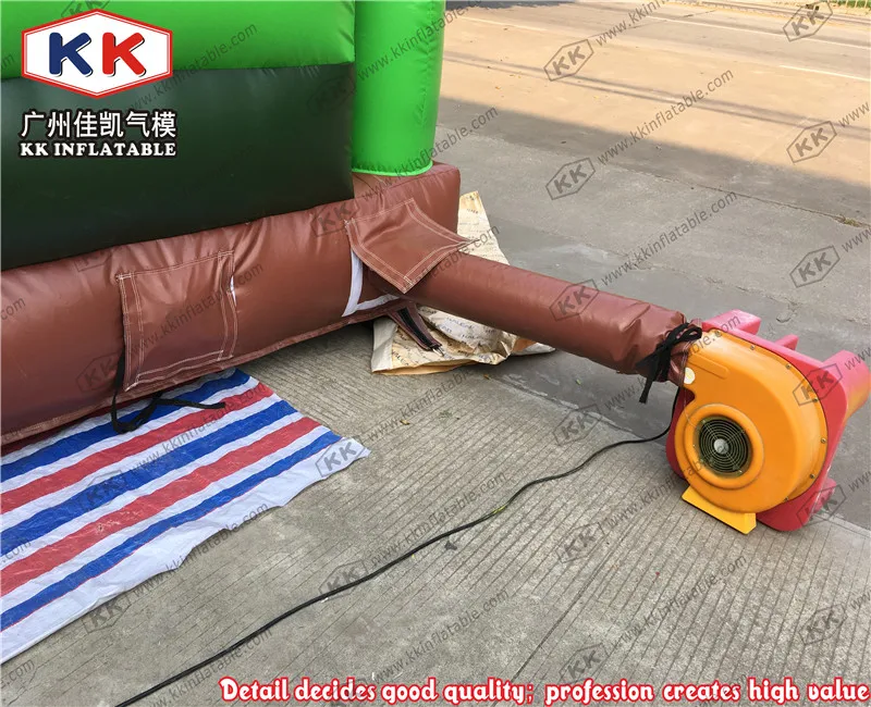 Мега игр тема джунгли надувные сухой слайд индивидуальные животных гигантский