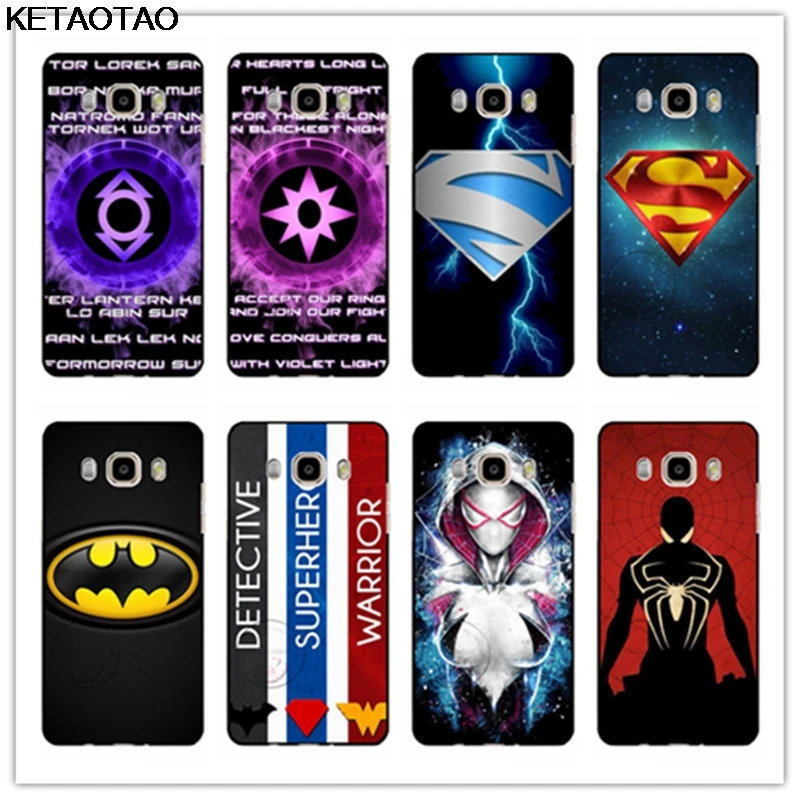 KETAOTAO Бэтмен Джокер логотип Marvel Hero чехлы для телефонов Samsung S3 S4 S5 S6 S7 S8 S9 NOTE 3 4 5 7 8