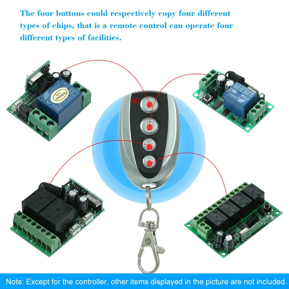 Копировальный передатчик 433 МГц копировальный Дубликатор открывашка гаража