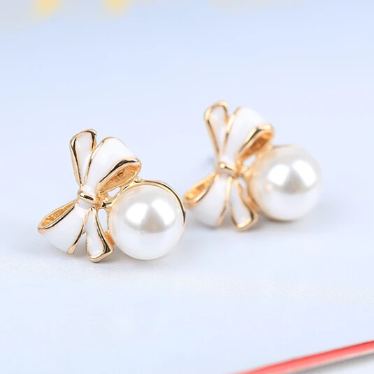 Женские серьги с имитацией жемчуга серьги-клипсы без пирсинга свадебные