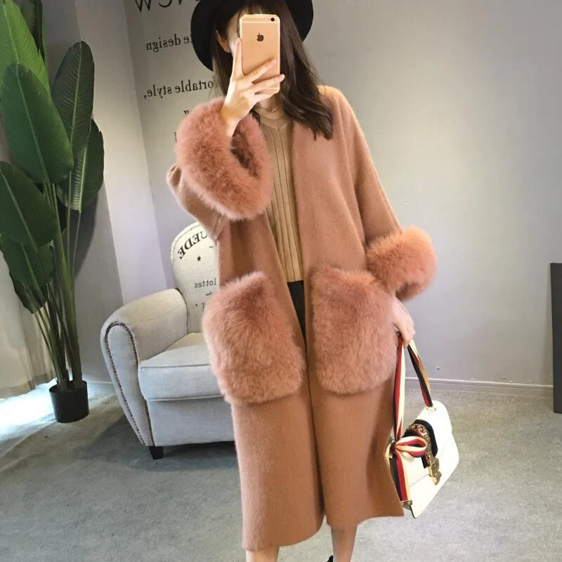 Кардиган женский из натурального норкового кашемира 4 вида цветов S/M/L |