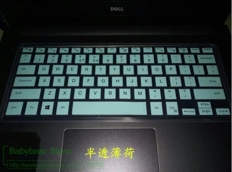 15 6 дюймовый силиконовый чехол для клавиатуры ноутбука Dell XPS 9550 9560 touch 7579 7568 5510
