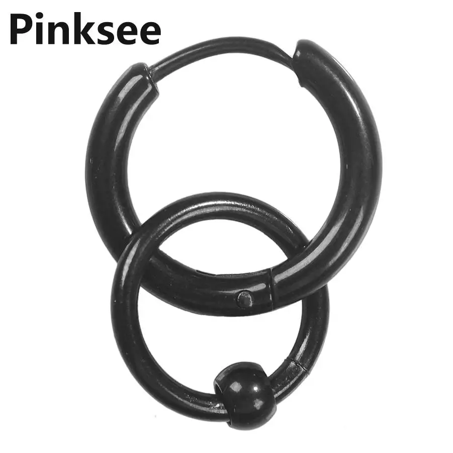 1 шт. круглые серьги в стиле панк обруч с хрящами колокольчики для женщин и мужчин