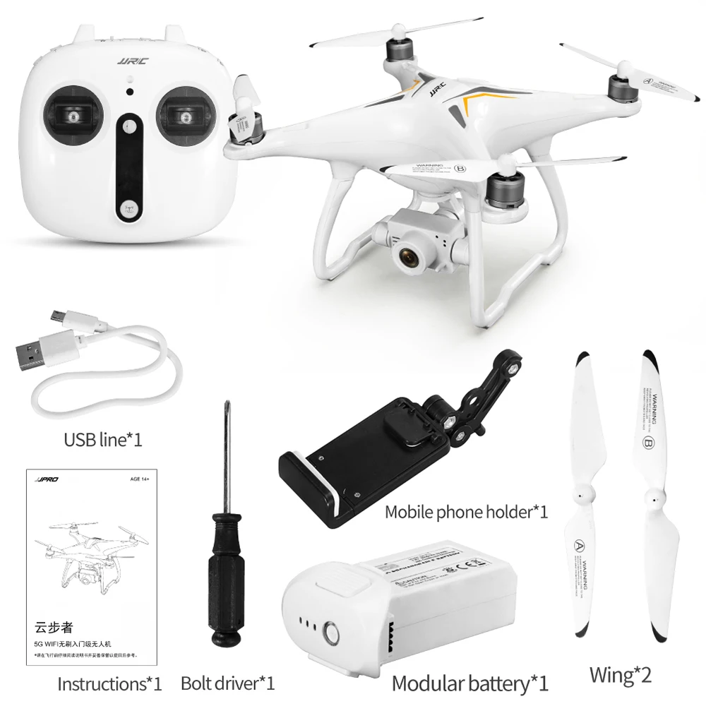 JJRC X6 Профессиональные с GPS бесщеточный Радиоуправляемый Дрон с 5G WiFi FPV 1080P HD камера Следуйте за мной селфи дистанционное управление Дрон вертолет