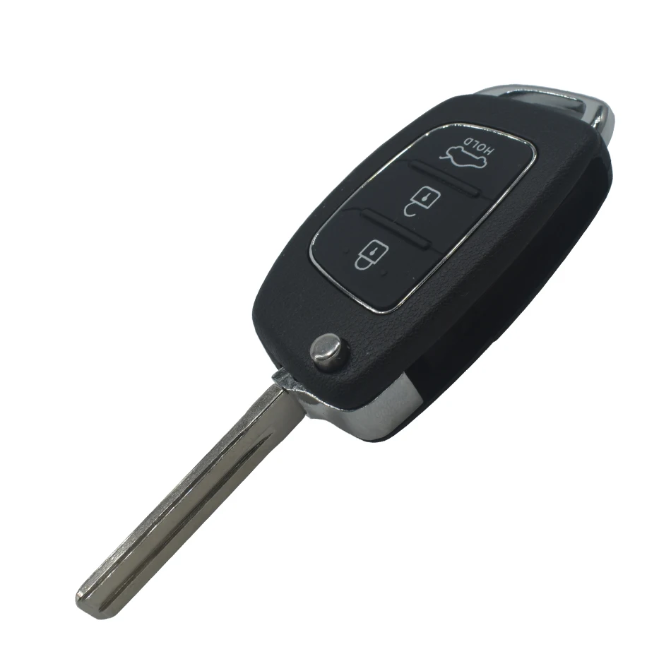 DJBFANDEA 3 кнопки 433 МГц ID46 чип дистанционного ключа для Hyundai IX35 IX25 IX45 Elantra Santa Fe с TOY40 Blade