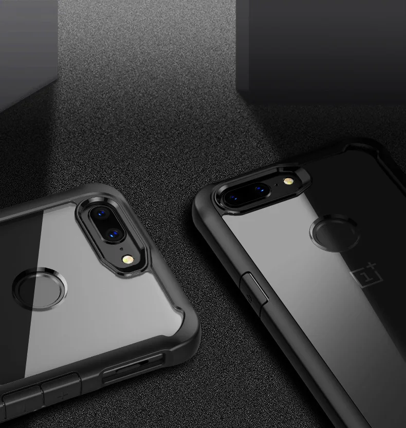 Чехол для Oneplus 5t противоударный Прозрачный чехол для OnePlus 5t 5 6 Мягкий ТПУ Силикон+ жесткий акриловый прозрачный полный защитный чехол