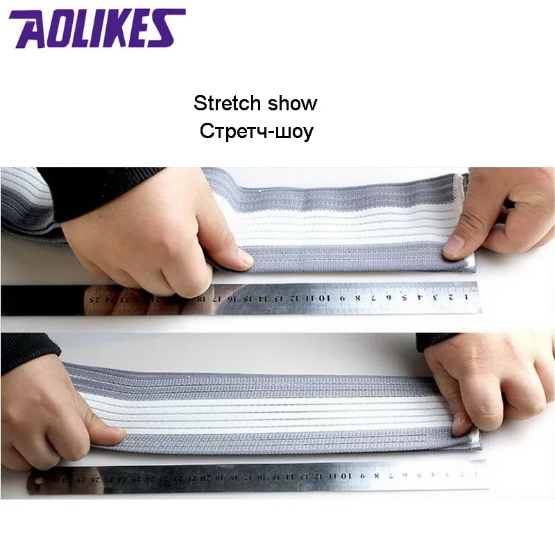 AOLIKES 1 шт., повязка на запястье для мужчин и женщин, эластичная повязка на руку, ремешок на запястье, обертывание, фитнес-браслет, спортивный, для спортзала, поддержка, защита на запястье