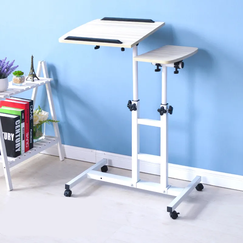 Movable folding laptop desk bedside lazy computer 