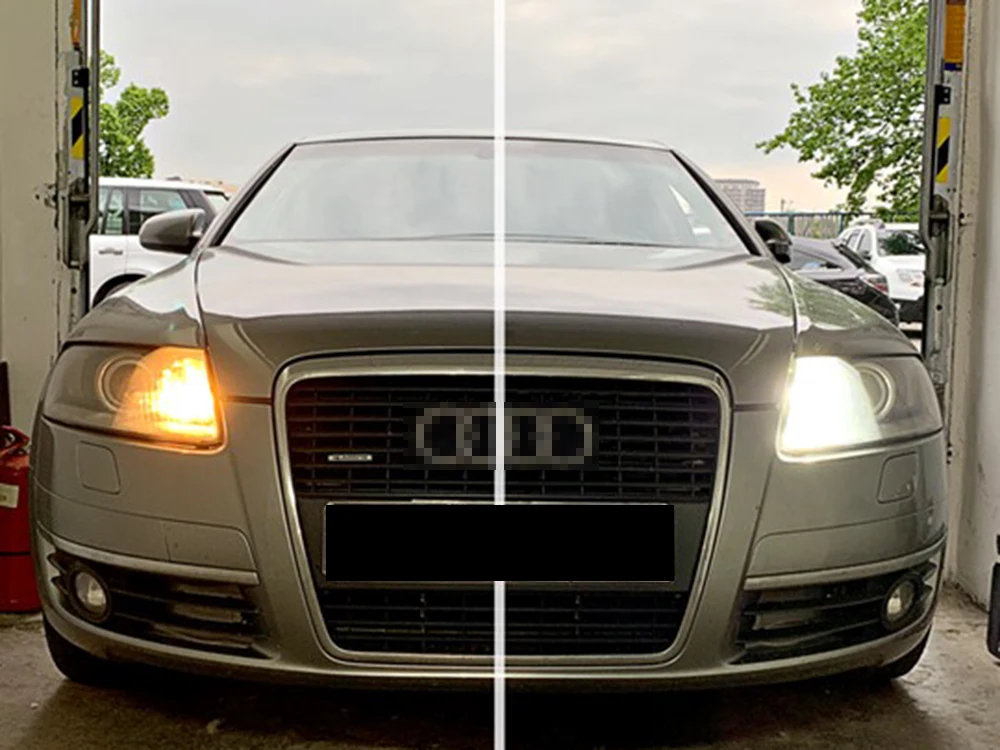 2 шт. Светодиодные ДХО P21W BA15S 1156 для Audi A6 C6 PreFL (2005) | Автомобили и мотоциклы