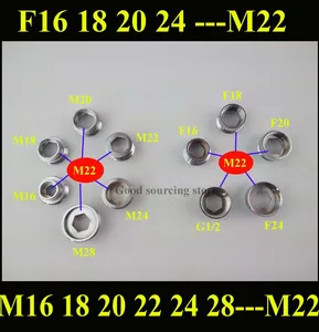 16 18 20 22 24 28 мм Женский или мужской резьбовой смеситель адаптер заменить на M22
