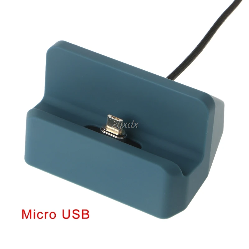 Магнитный разъем Micro USB + Type C зарядная станция док-станция для телефона Android S8 Note8