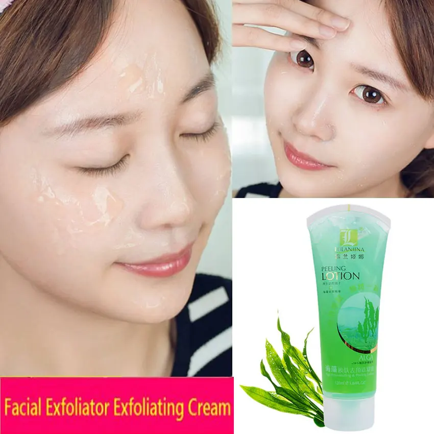 

Hot Selling Facial Exfoliating Gel Face Scrub Body Exfoliator Peeling Deep Clean Dead Skin Remove Whitening Moist 120ml