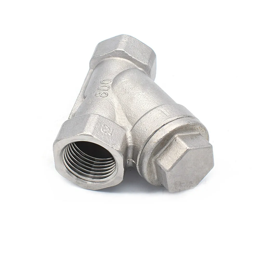 BSP 1/2 &quot3/4&quot 1 &quot1 1/4&quot &quotЖенский встроенный Y сетчатый фильтр с резьбой 304 из