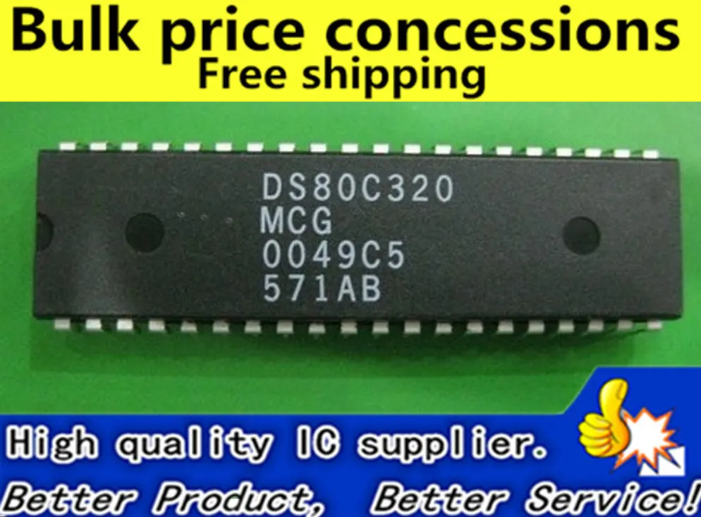 

Free shipping 10pcs/lot DS80C320 DS80C320MCG DIP-40