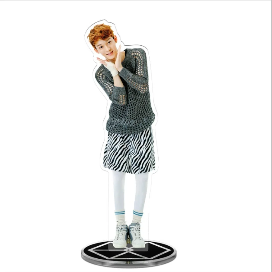 CHEN Кпоп EXO Members акриловая фигурка стэнди, кукла Sehun Baekhyun, стоячий настольный декор, 21 см - Цвет: CHEN